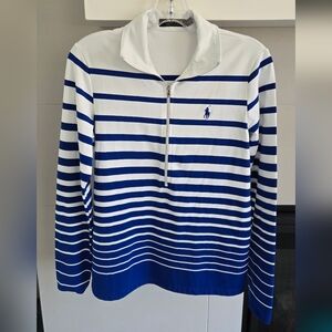 Polo Ralph Lauren | Striped Golf Half-Zip Pullover in size M